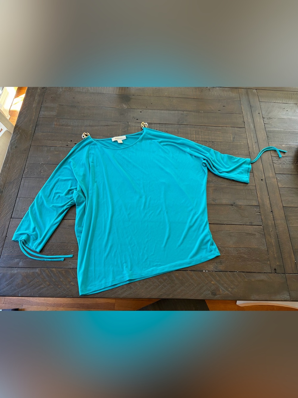 Michael Kors Teal Women's Blouse